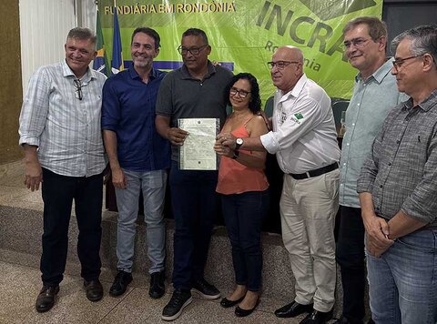 Incra Rondônia realiza entrega de títulos e firma parceria com a Prefeitura de Porto Velho