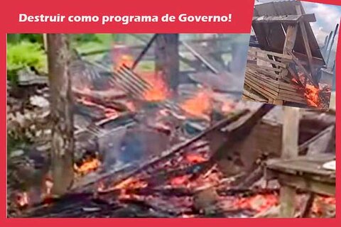 Destruição e medo: desumanidade nos ataques do governo contra os pobres produtores de Rondônia   