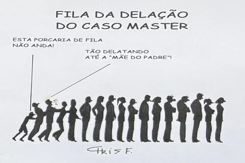 Fila de delação do caso Master
