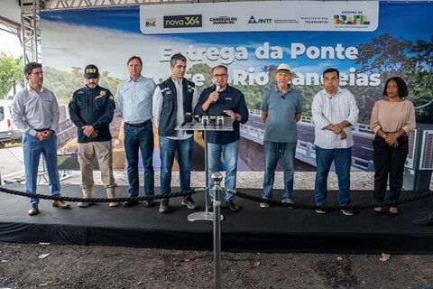 Ministro George Santoro entrega ponte sobre o Rio Candeias e autoriza mais de R$ 558 milhões em obras em Rondônia
