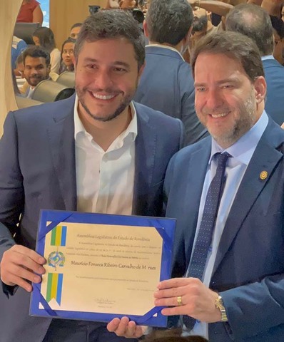 Assembleia Legislativa homenageia Mariana Carvalho e Maurício Carvalho com Título Honorífico de Honra ao Mérito - Gente de Opinião