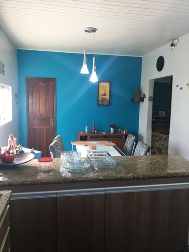 Sala de refeições integrada com a cozinha