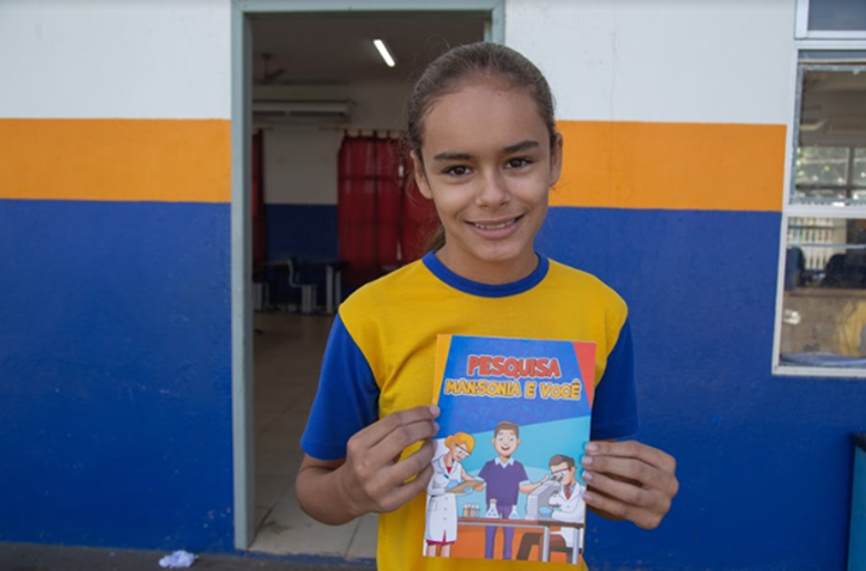 Isabella Campos - aluna do 6º ano da Escola Municipal Nossa Senhora de Nazaré