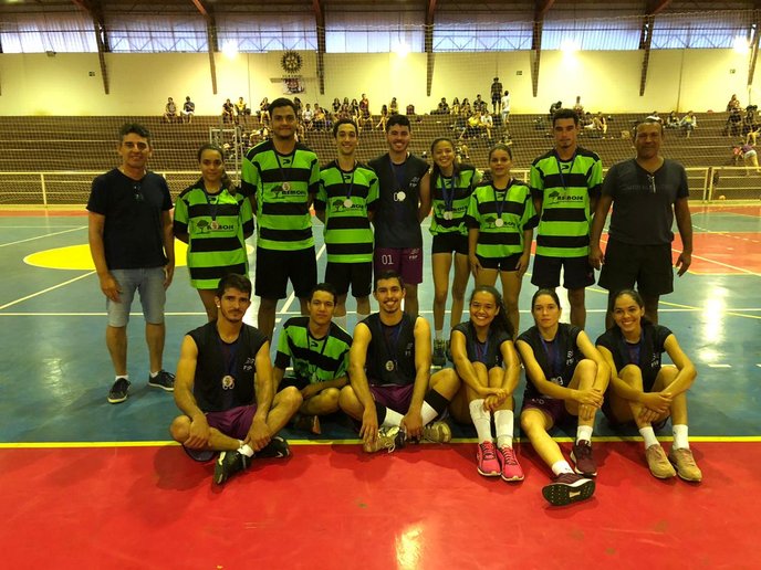 Uni/Nativa vice-campeã no voleibol misto