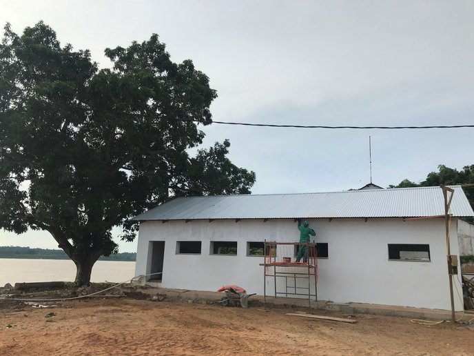 O posto policial está na fase final de obras