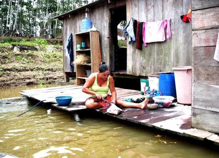 Flutuante na Boca do Cará – AM