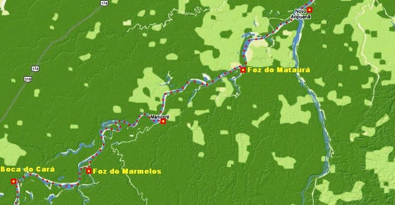 Mapa 3 – Boca do Cará – Nova Aripuanã