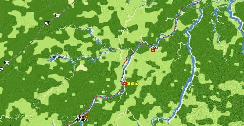 Mapa 4 - Nova Aripuanã – Nova Olinda do Norte