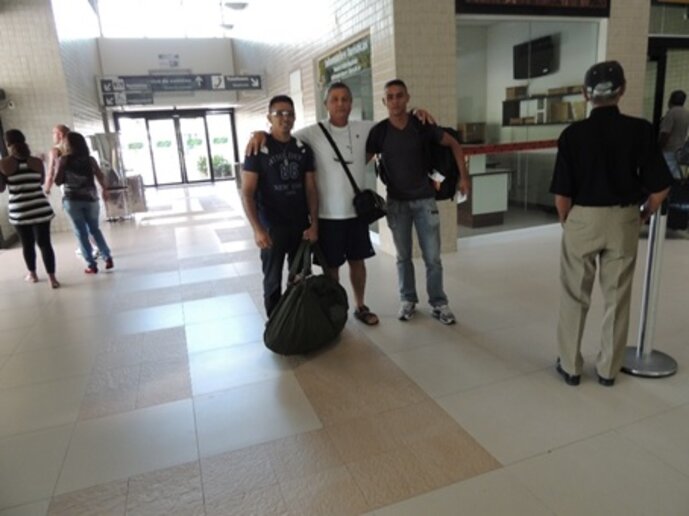 Chegada da Equipe de Apoio, Cruzeiro do Sul, AC