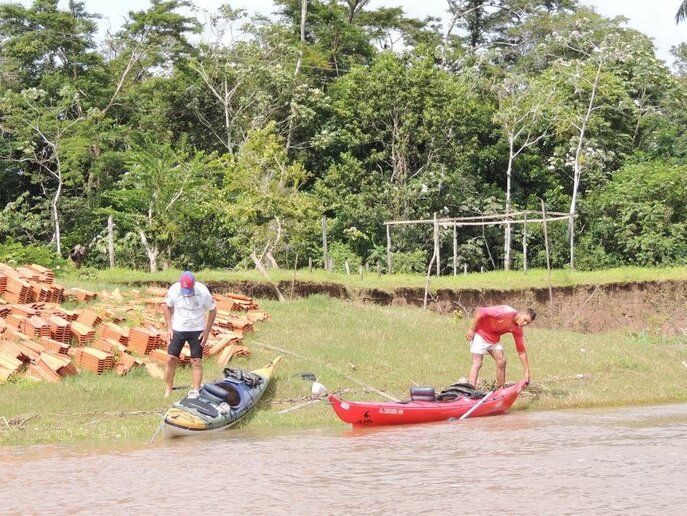 Alto-horário - Rio Solimões