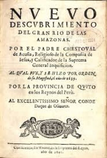 ACUÑA, Descubrimiento del Gran Rio de las Amazonas