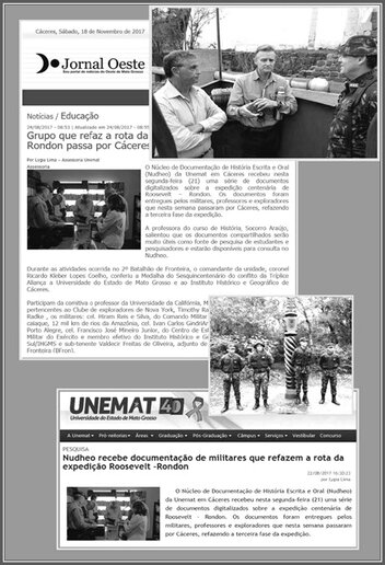 Jornal Oeste e Unemat