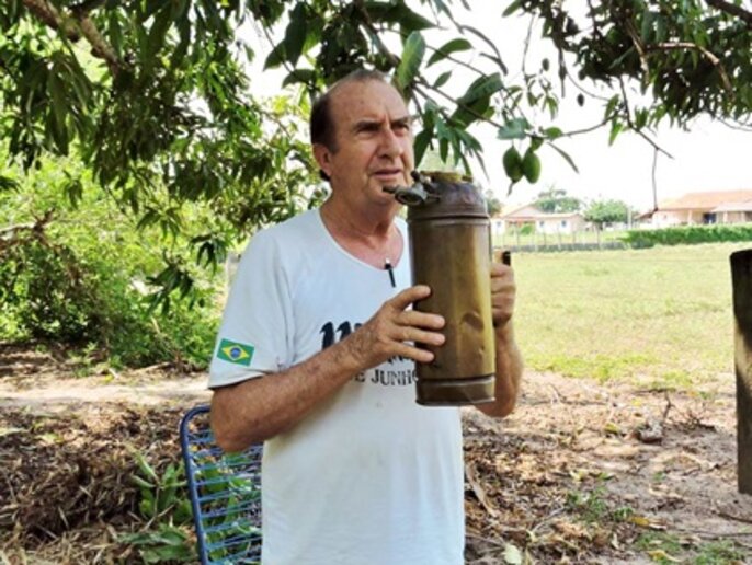 Sr. Argeu Fogliatto, Fazenda Porto do Campo