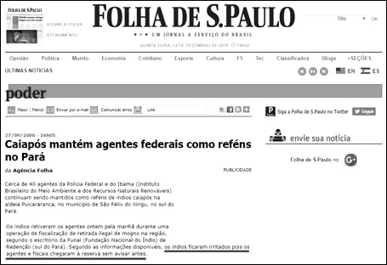 Folha de S. Paulo, 27.09.2000