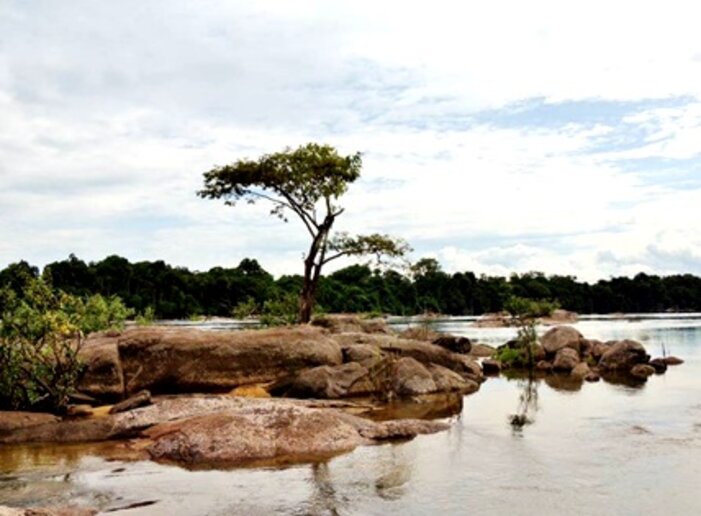 Montante da Cachoeira Carapanã