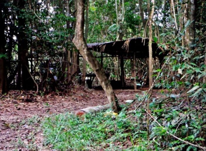 Acampamento de Pescadores dentro do Parque