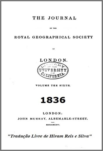 The Journal of the Royal Geographical Society, 1836