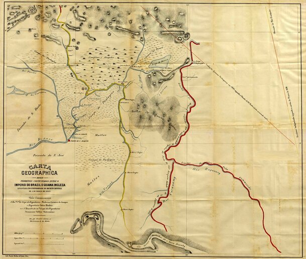 Carta Geographica..., F. C. de Campos, 1861