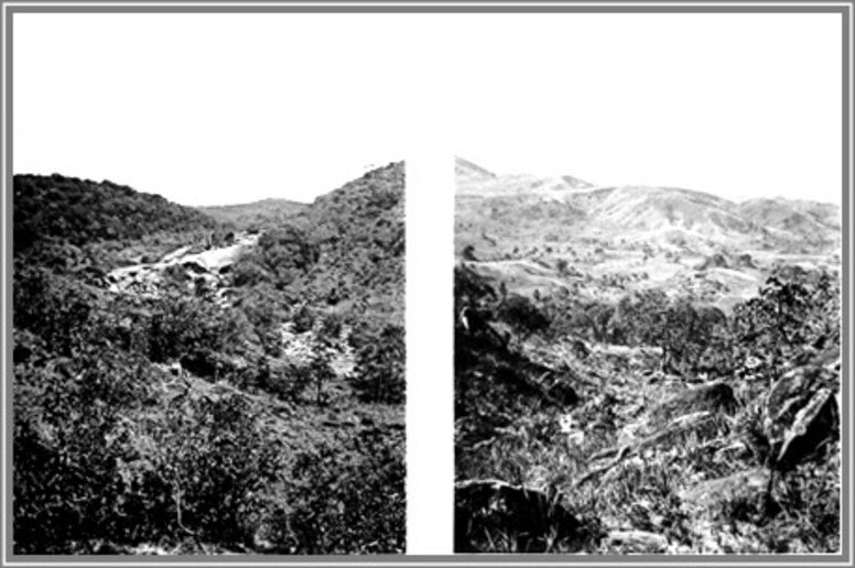  Cascata do Miang e Imagem 08b – Sul das Montanhas Aruayang (Grünberg)