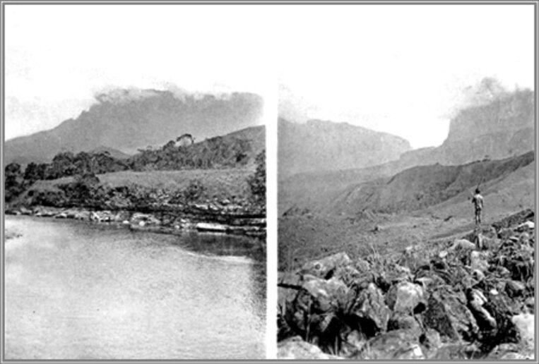 Rio kukenang e  Rochas ao fundo (Grünberg)
