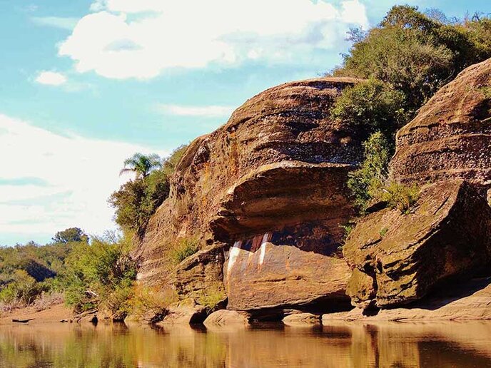 Rio Camaquã, Bagé, RS