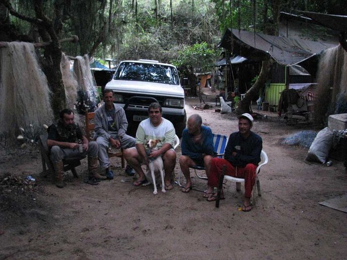 Ponta da Formiga, Acampamento dos Pescadores