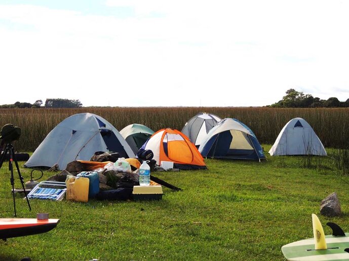 Acampamento no Porto do Barquinho