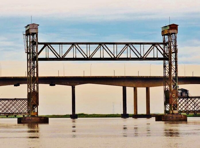 Ponte Ferroviária – Canal São Gonçalo, RS