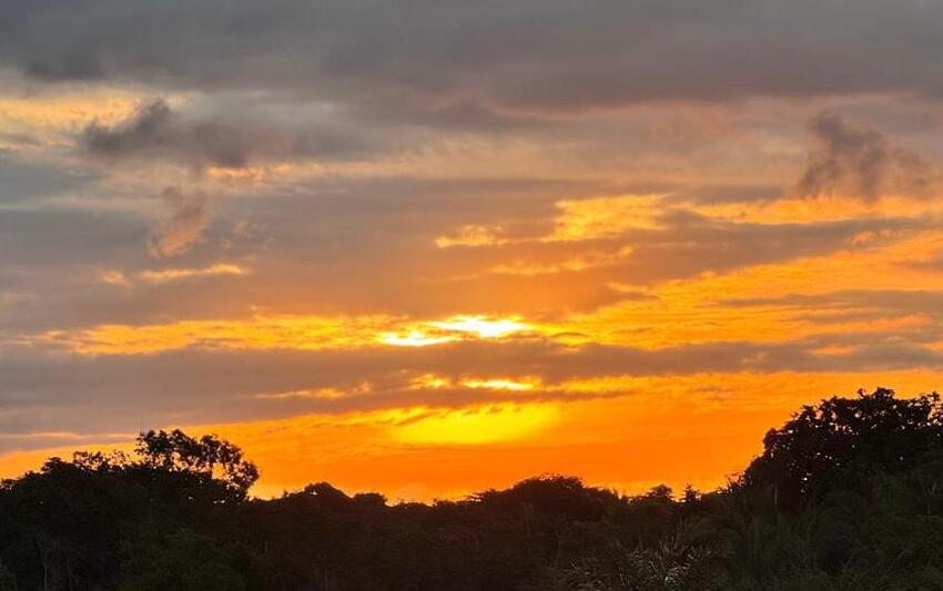Pôr do Sol em Porto Velho (Foto: VM)