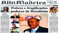Manchetes do jornal Alto Madeira