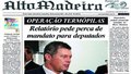 Manchetes do jornal Alto Madeira