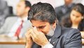 Presidente do PMDB chora no Senado 