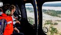 Dilma sobrevoa região afetada pela enchente do Rio Madeira