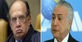 Gilmar avisa: cassação de Temer começa na próxima semana
