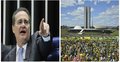 Alvo de protestos, Renan sinaliza que vai ouvir a voz das ruas 