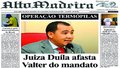 Manchetes do jornal Alto Madeira