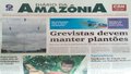 Manchetes do jornal 'Diário da Amazônia'