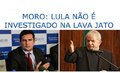 Moro: Lula não é investigado na Lava Jato
