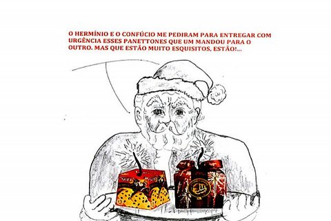 PAPAI NOEL: ENCOMENDA PARA HERMÍNIO E CONFÚCIO...