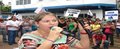 Trabalhadores em educação em greve fazem manifestação em frente à Seduc