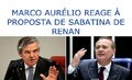 Marco Aurélio reage à proposta de sabatina de Renan 