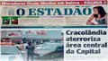 Manchetes do jornal O Estadão do Norte