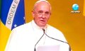 Papa diz que, na cruz, Jesus se une a jovens que perderam a confiança em suas instituições políticas