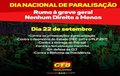 SINDUR - DIA 22 DE SETEMBRO - DIA NACIONAL DE PARALISAÇÃO!