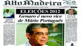 Manchetes do jornal Alto Madeira