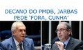 Decano do PMDB, Jarbas pede fora, Cunha
