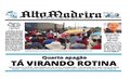 Capa do jornal Alto Madeira deste sábado