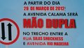 Avenida Calama voltar a ser mão dupla 