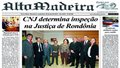 Manchetes do jornal Alto Madeira