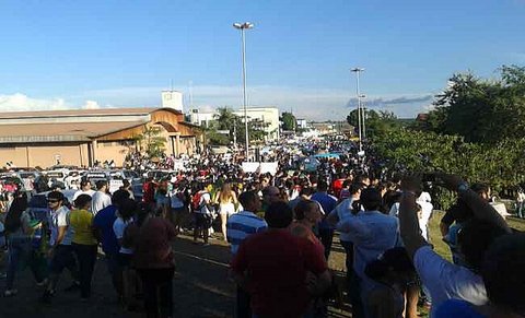 Passeata transcorre em clima de paz em Porto Velho